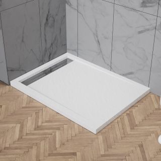 Акриловый поддон BelBagno TRAY-BB-DUE-AH-120/90-4-W0 белый